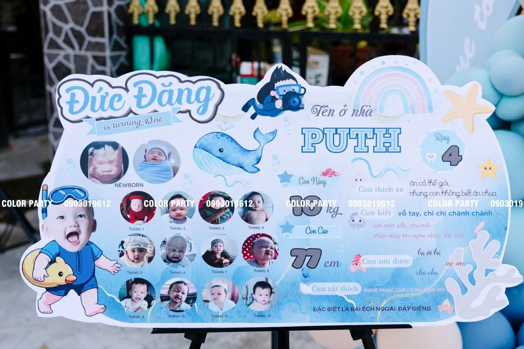 Nhấn để phóng to Chúc mừng Đức Đăng tròn 1 tuổi 🎂 💙💙 – ảnh 6