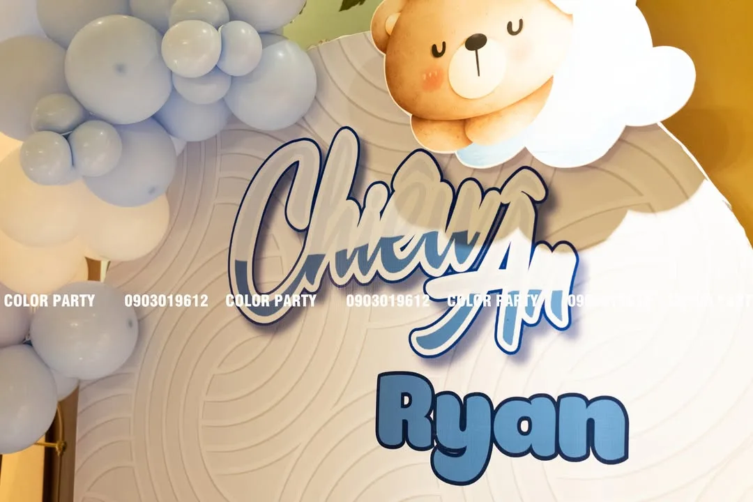 Nhấn để phóng to Chúc mừng thôi nôi bé Ryan 🎉 – ảnh 1