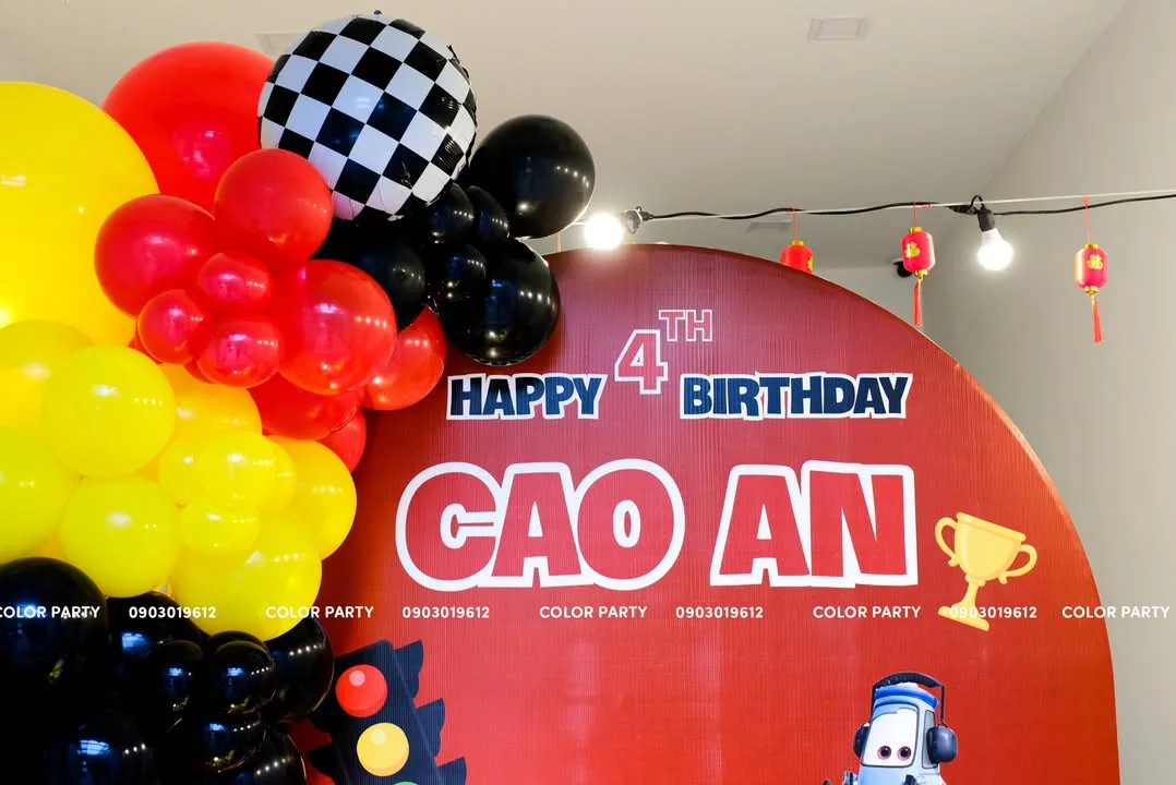 Nhấn để phóng to 🏎️💨 Happy Birthday Cao An – Tay đua nhí số 1 đường đua tuổi 4! – ảnh 1