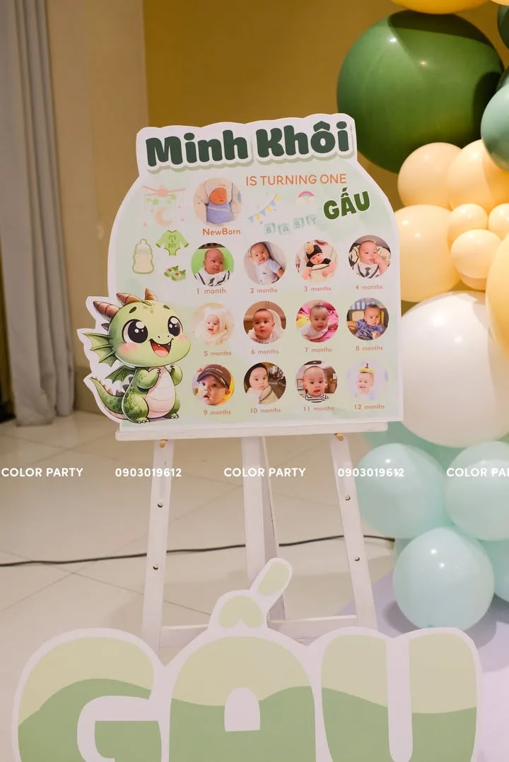 Nhấn để phóng to 🎉 Thôi nôi bé Minh Khôi – Góc nhỏ lung linh cùng rồng con đáng yêu🎉 – ảnh 2