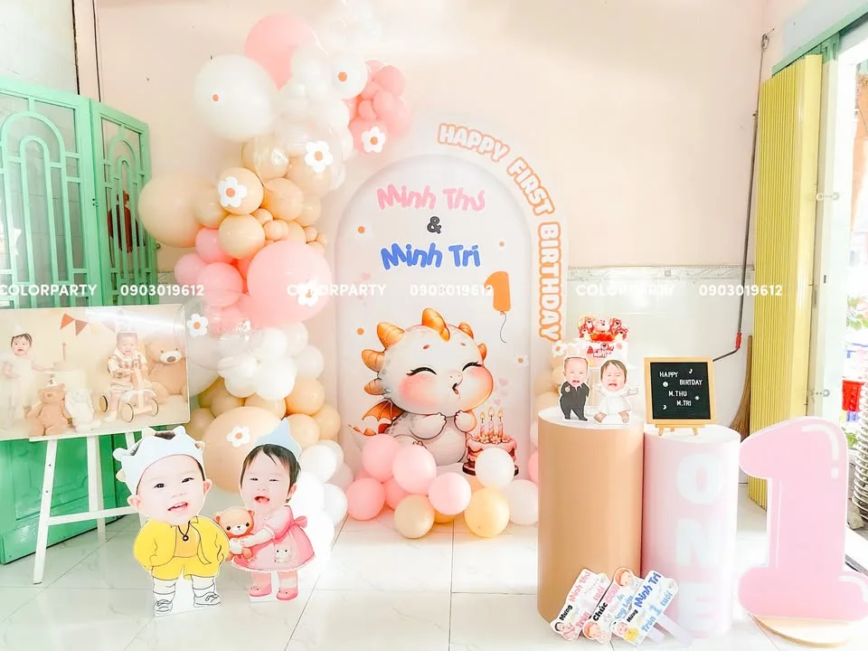 Nhấn để phóng to 🎉 Chúc mừng thôi nôi song sinh Minh Thư & Minh Trí 🎉 – ảnh 1