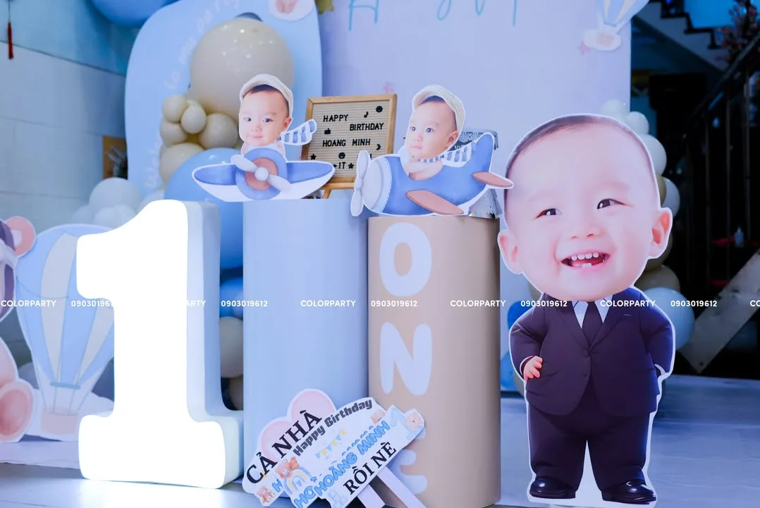 Nhấn để phóng to 💙Bay cao cùng tuổi thơ tròn 1 tuổi của Gấu Hoàng Minh🎉 – ảnh 3
