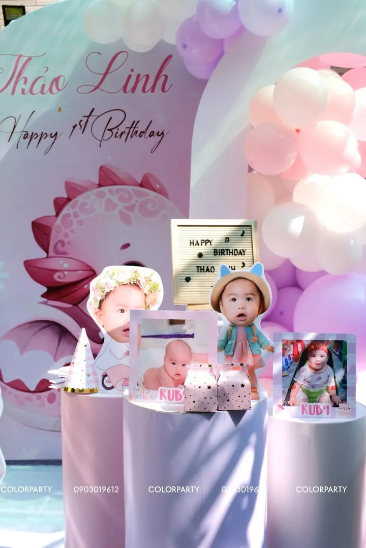 Nhấn để phóng to 🌸 Thảo Linh tròn 1 tuổi – Bữa tiệc ngọt ngào ! 🎂🎈 – ảnh 2