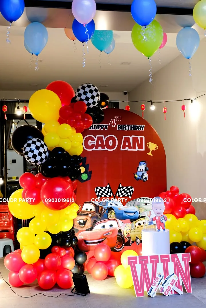 Nhấn để phóng to 🏎️💨 Happy Birthday Cao An – Tay đua nhí số 1 đường đua tuổi 4! – ảnh 4