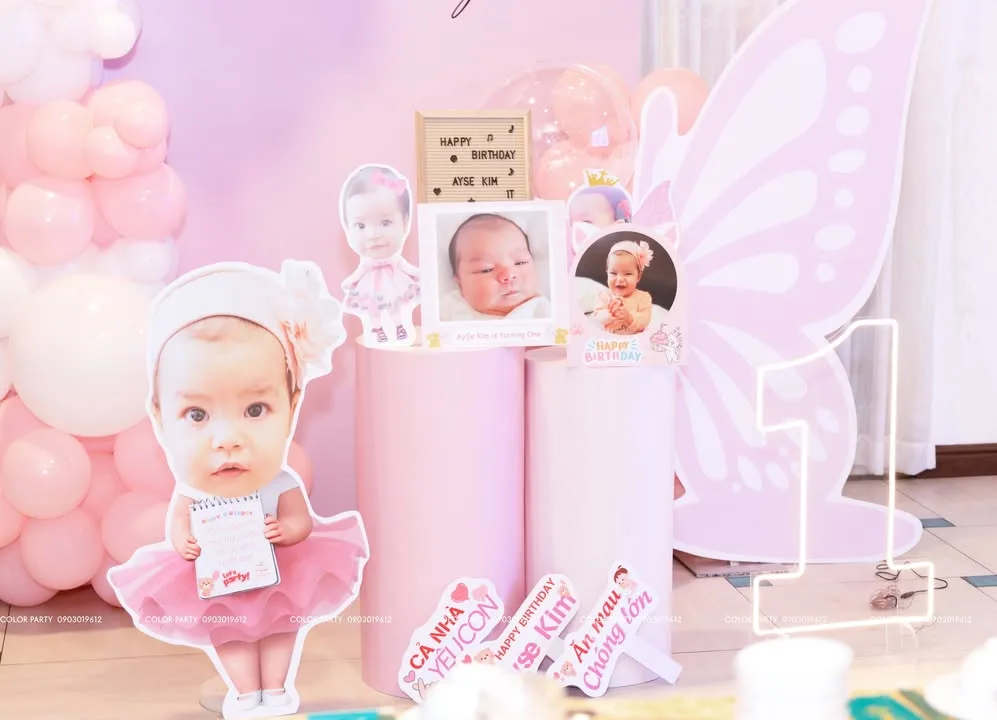 Nhấn để phóng to 🌸 A MAGICAL FIRST BIRTHDAY FOR LITTLE AYSE KIM 🎂✨ – ảnh 5