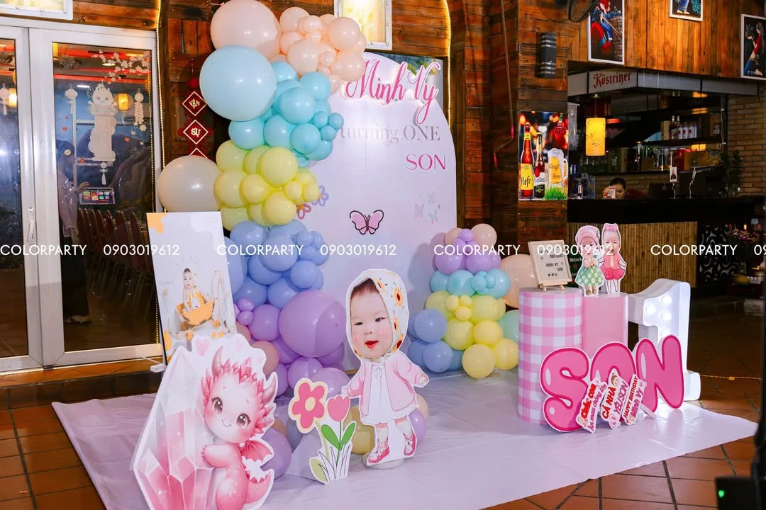Nhấn để phóng to 🎀 Mừng thôi nôi bé Minh Vy – Bé cưng “đốn tim” cả team ColorParty 🎂 – ảnh 7