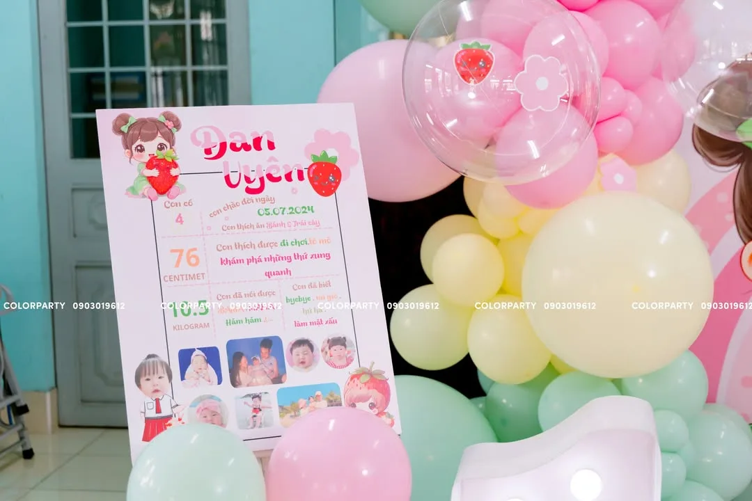 Nhấn để phóng to 🎀 Bé Dâu tròn một tuổi – cả thế giới là một quả dâu xinh! 🍓 – ảnh 6