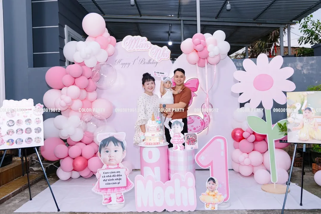 Nhấn để phóng to Chúc mừng thôi nôi bé Mẫn Nhi 🌸🌸 – ảnh 6
