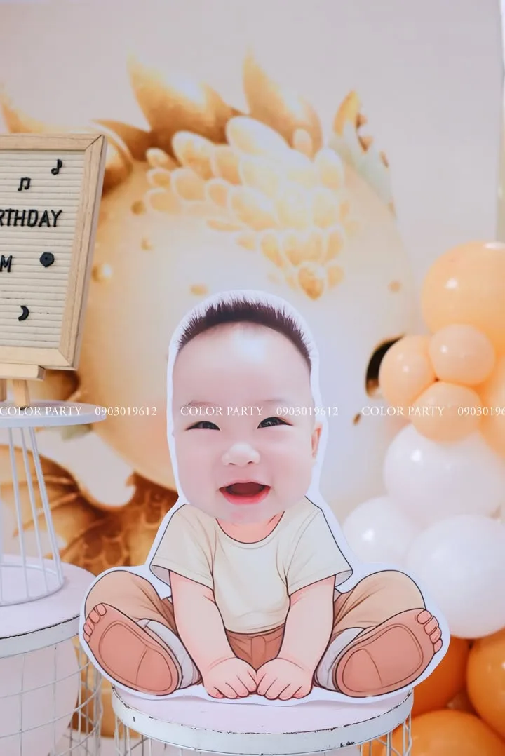 Nhấn để phóng to 🎉 MINH LÂM 1 TUỔI – NGÀY HẠNH PHÚC NGẬP TRÀN BÓNG BAY 🎈 – ảnh 3