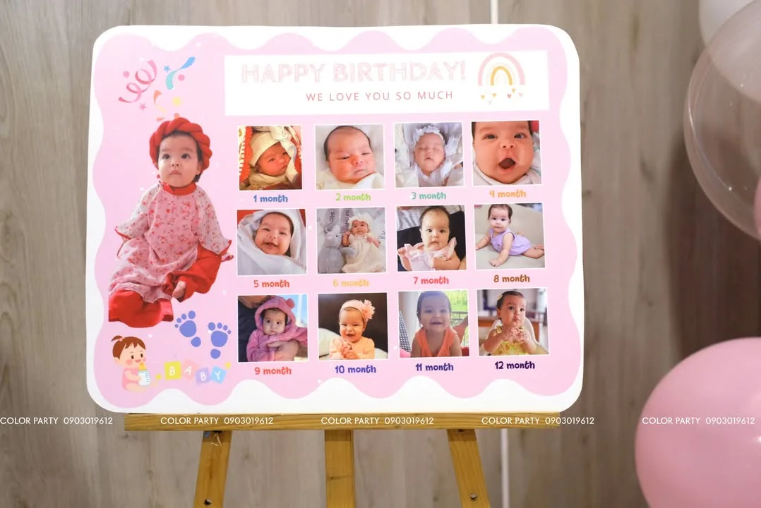Nhấn để phóng to 🌸 A MAGICAL FIRST BIRTHDAY FOR LITTLE AYSE KIM 🎂✨ – ảnh 4