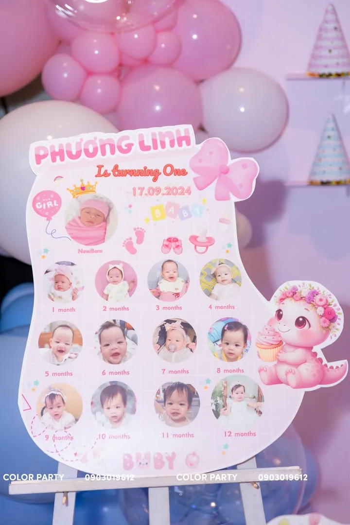 Nhấn để phóng to 🎉✨ Happy 1st Birthday – Song Linh ✨🎉 – ảnh 2