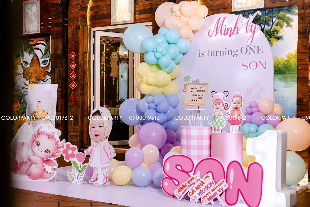 Nhấn để phóng to 🎀 Mừng thôi nôi bé Minh Vy – Bé cưng “đốn tim” cả team ColorParty 🎂 – ảnh 3