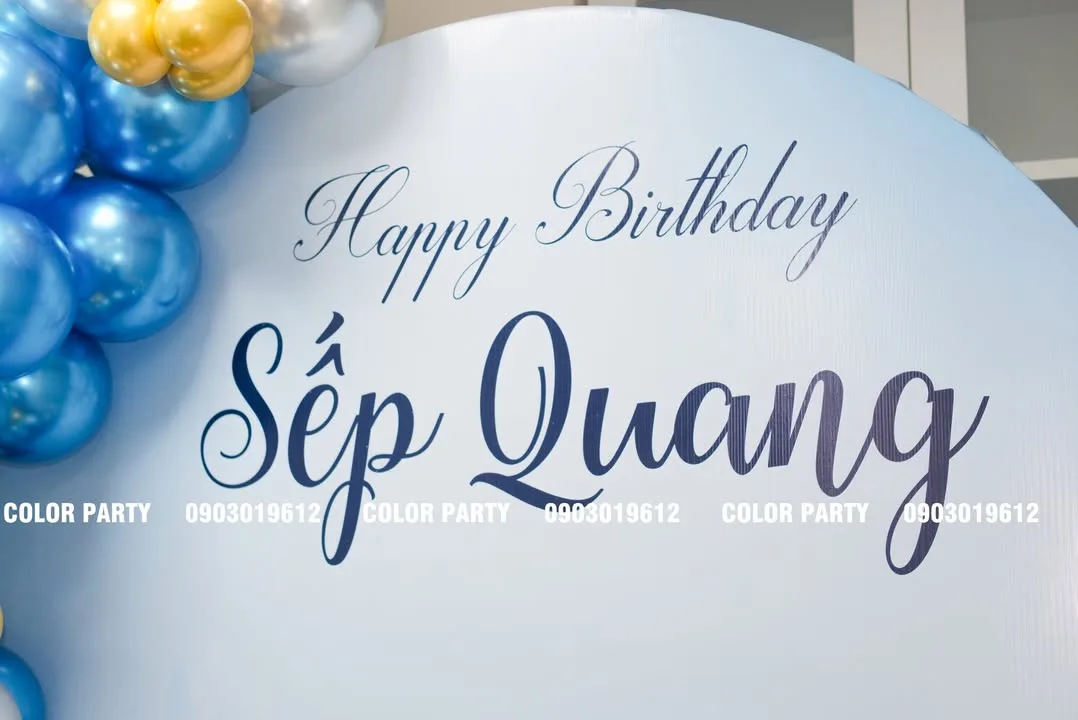 CHÚC MỪNG SINH NHẬT SẾP QUANG 🎂💙