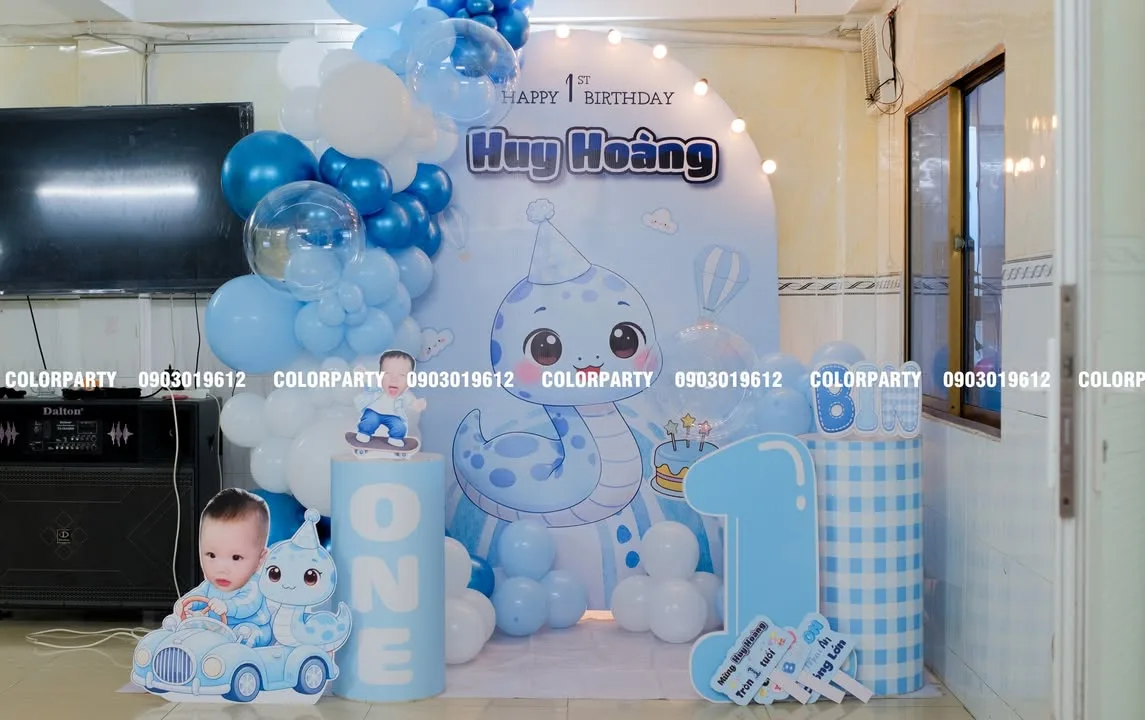 Nhấn để phóng to 🎉 Chúc mừng thôi nôi bé Huy Hoàng 💙 – ảnh 3