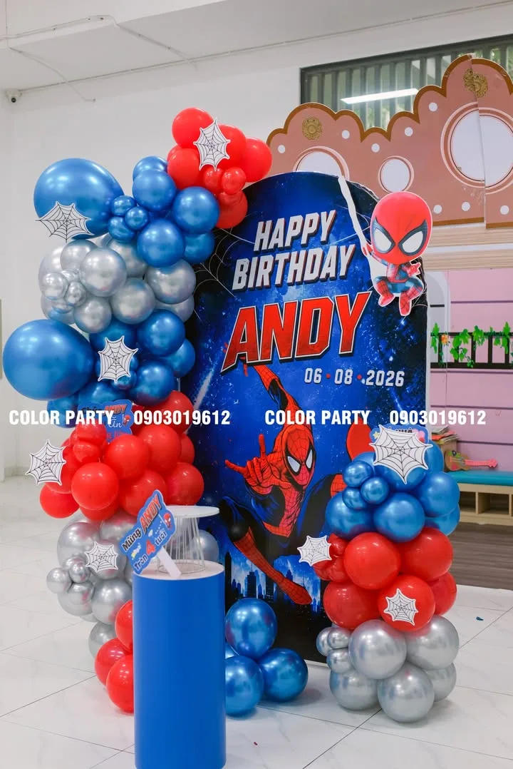 🎈 Chúc mừng Andy 4 tuổi cùng Spider-Man lên dây cót! – ảnh 4