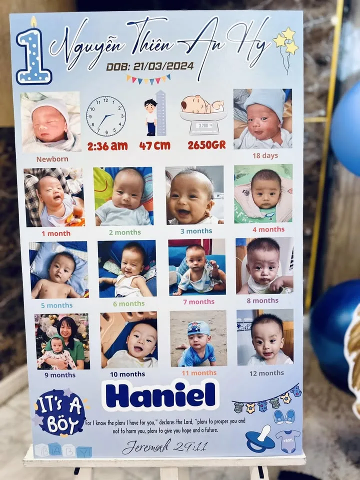 Nhấn để phóng to 🎉 Team ColorParty chào mừng sinh nhật bé An Hy! 🎈 – ảnh 4
