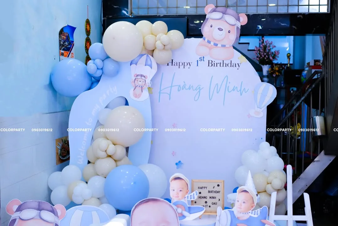 Nhấn để phóng to 💙Bay cao cùng tuổi thơ tròn 1 tuổi của Gấu Hoàng Minh🎉 – ảnh 2
