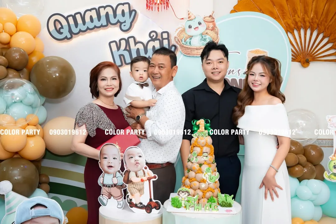 Nhấn để phóng to Chúc mừng thôi nôi bé Quang Khải 🎉💛💛 – ảnh 2