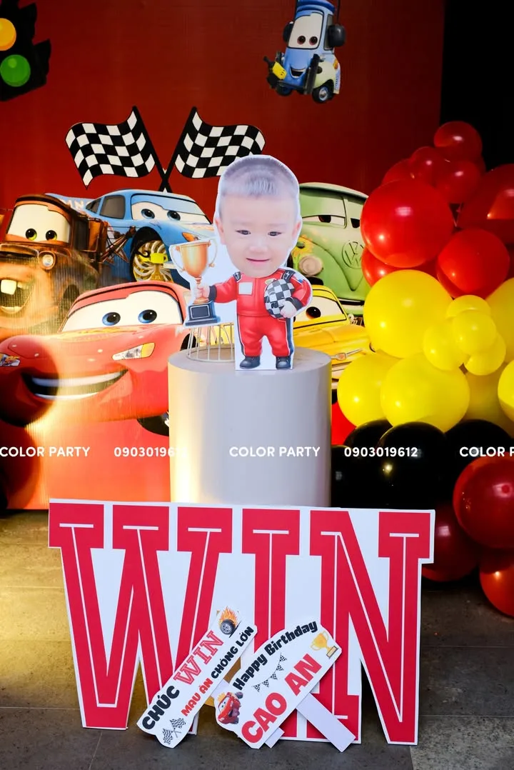 Nhấn để phóng to 🏎️💨 Happy Birthday Cao An – Tay đua nhí số 1 đường đua tuổi 4! – ảnh 3