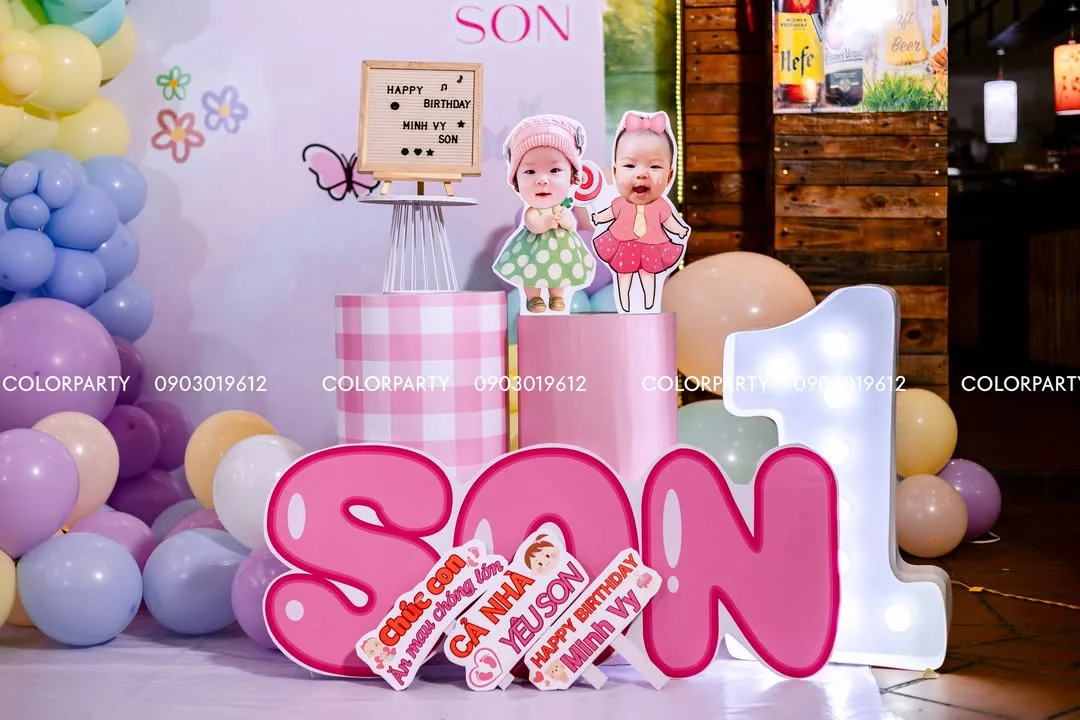 Nhấn để phóng to 🎀 Mừng thôi nôi bé Minh Vy – Bé cưng “đốn tim” cả team ColorParty 🎂 – ảnh 2