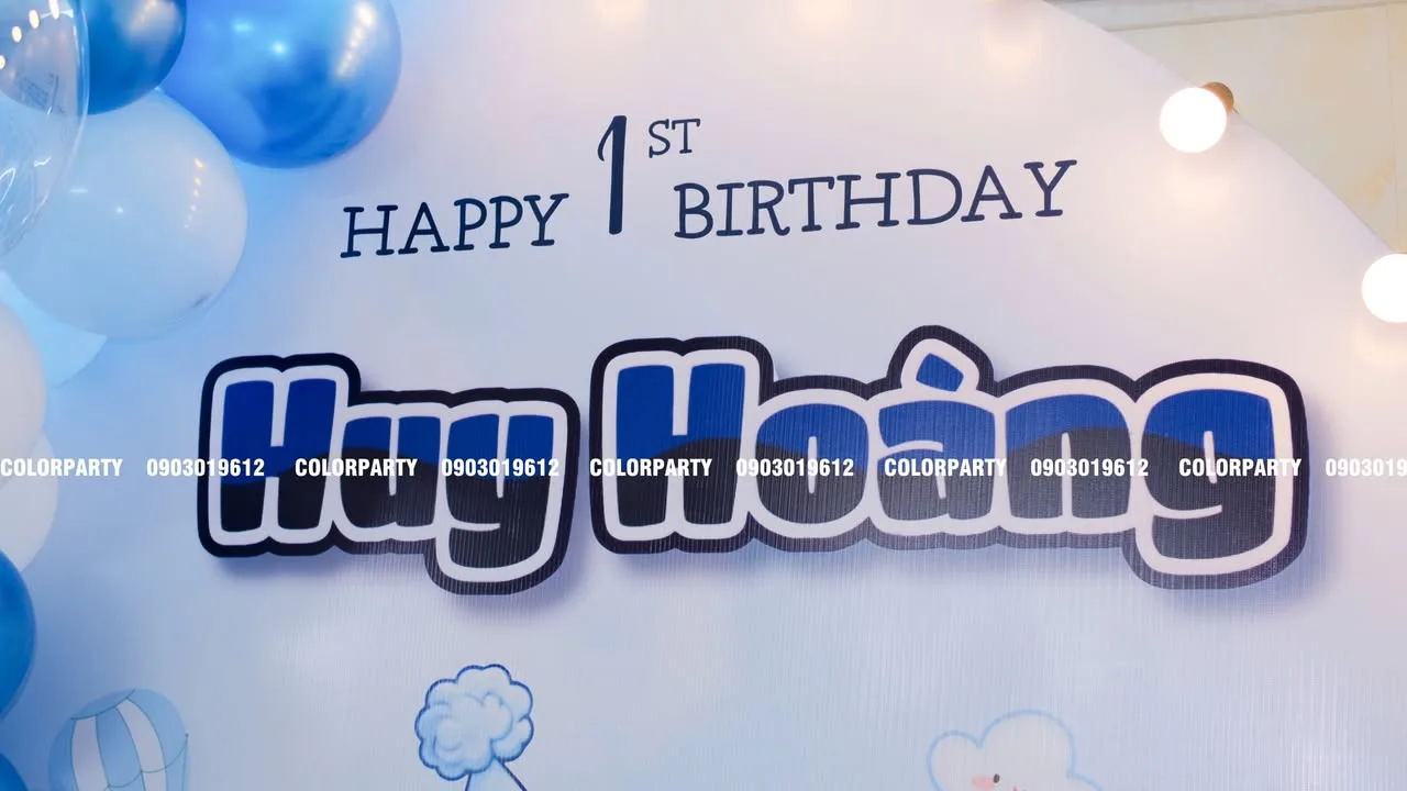 Nhấn để phóng to 🎉 Chúc mừng thôi nôi bé Huy Hoàng 💙 – ảnh 1