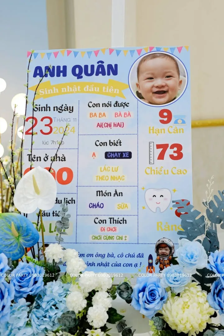 Nhấn để phóng to Chúc mừng sinh nhật bé Anh Quân siêu đáng yêu! – ảnh 2