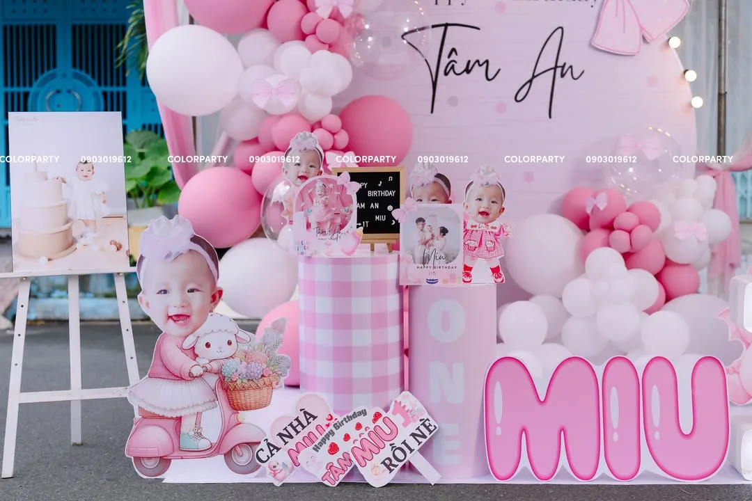 Nhấn để phóng to 🎀 Góc hồng xinh xắn của bé MIU tròn 1 tuổi 🎀 – ảnh 1