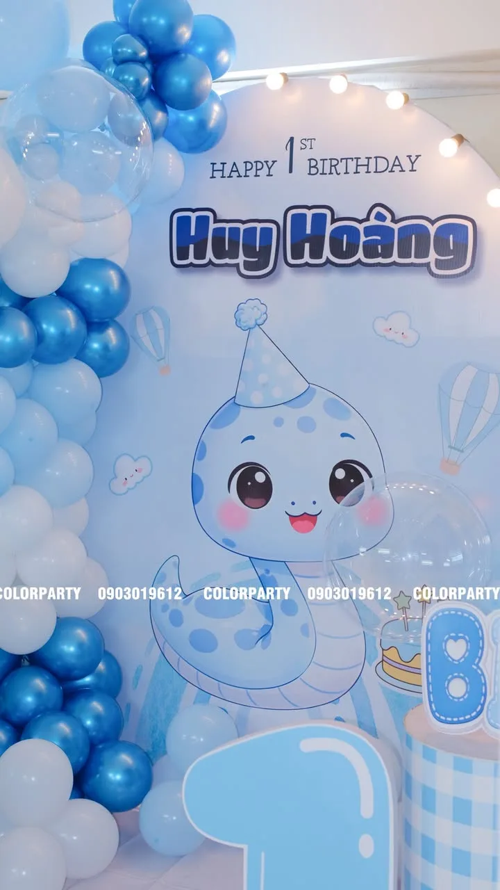 Nhấn để phóng to 🎉 Chúc mừng thôi nôi bé Huy Hoàng 💙 – ảnh 4