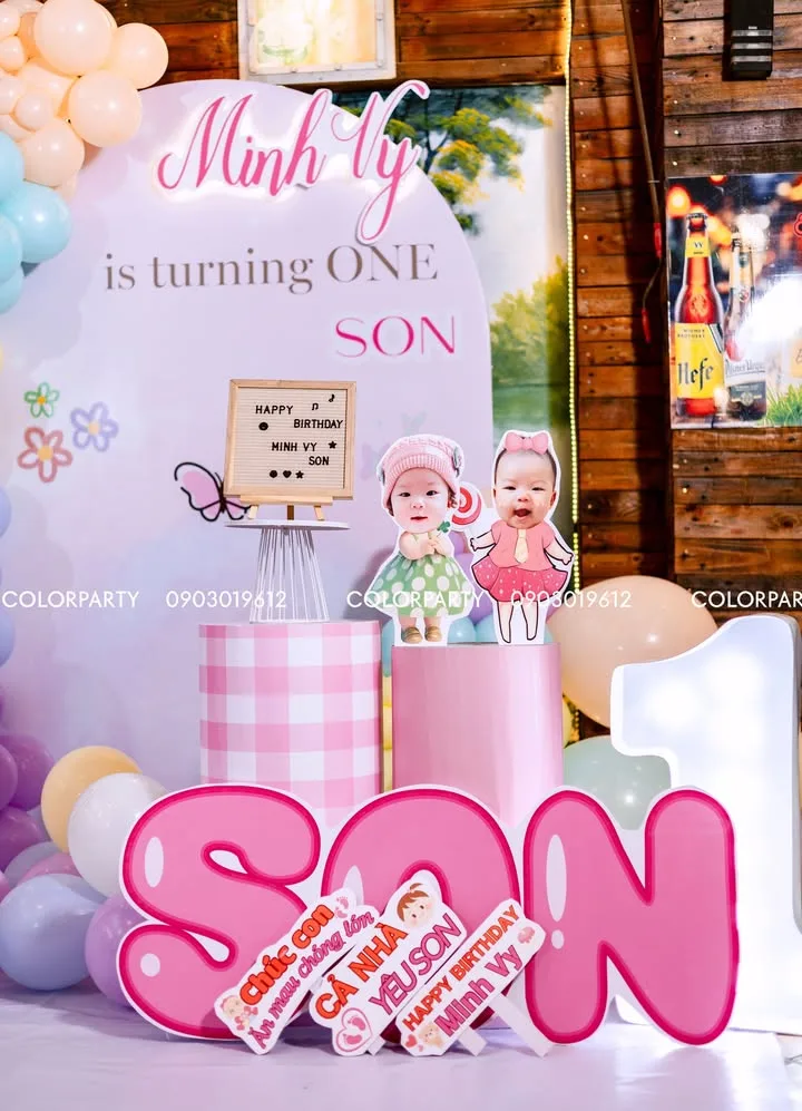 Nhấn để phóng to 🎀 Mừng thôi nôi bé Minh Vy – Bé cưng “đốn tim” cả team ColorParty 🎂 – ảnh 4
