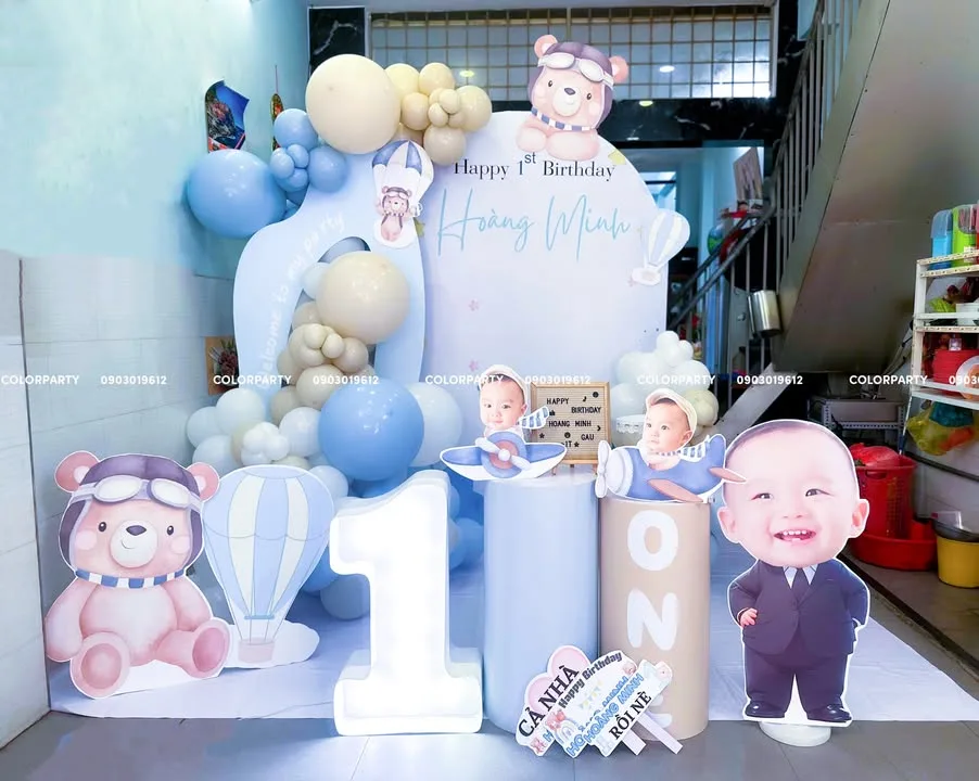 Nhấn để phóng to 💙Bay cao cùng tuổi thơ tròn 1 tuổi của Gấu Hoàng Minh🎉 – ảnh 4