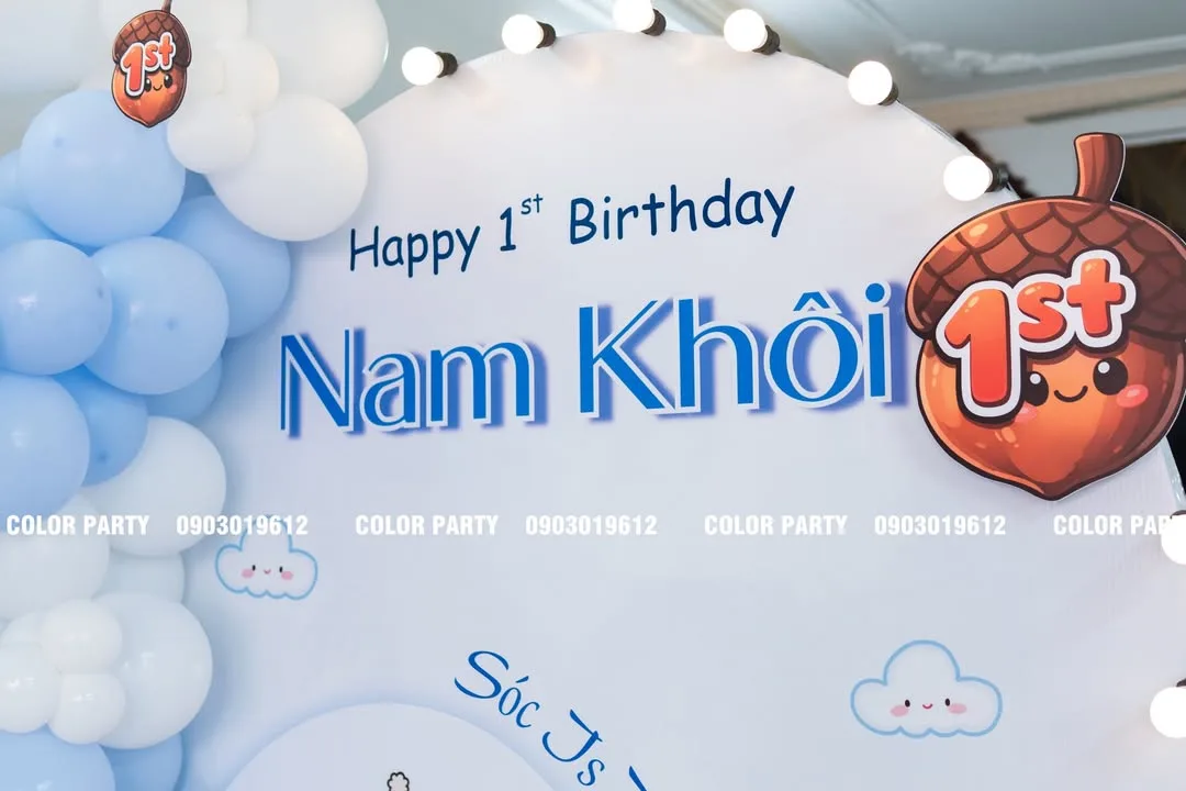 Nhấn để phóng to 🎉 CHÚC MỪNG THÔI NÔI BÉ NAM KHÔI – TRÒN 1 TUỔI 🎉 – ảnh 1