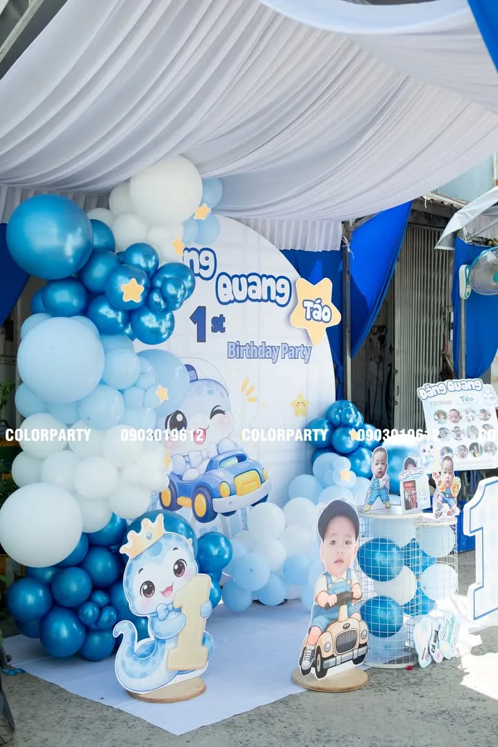 Nhấn để phóng to Chúc mừng thôi nôi bé Đăng Quang (Táo) tròn 1 tuổi 💙⭐ – ảnh 5