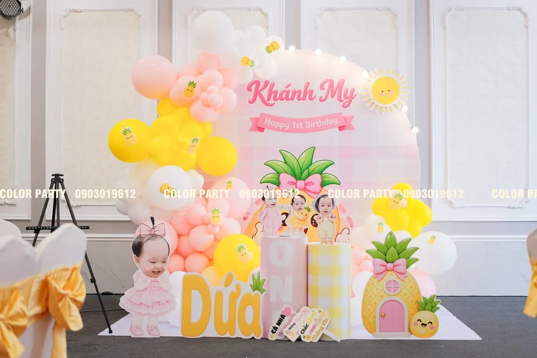 🎀 CHÚC MỪNG THÔI NÔI BÉ KHÁNH MY 🍍🌸
