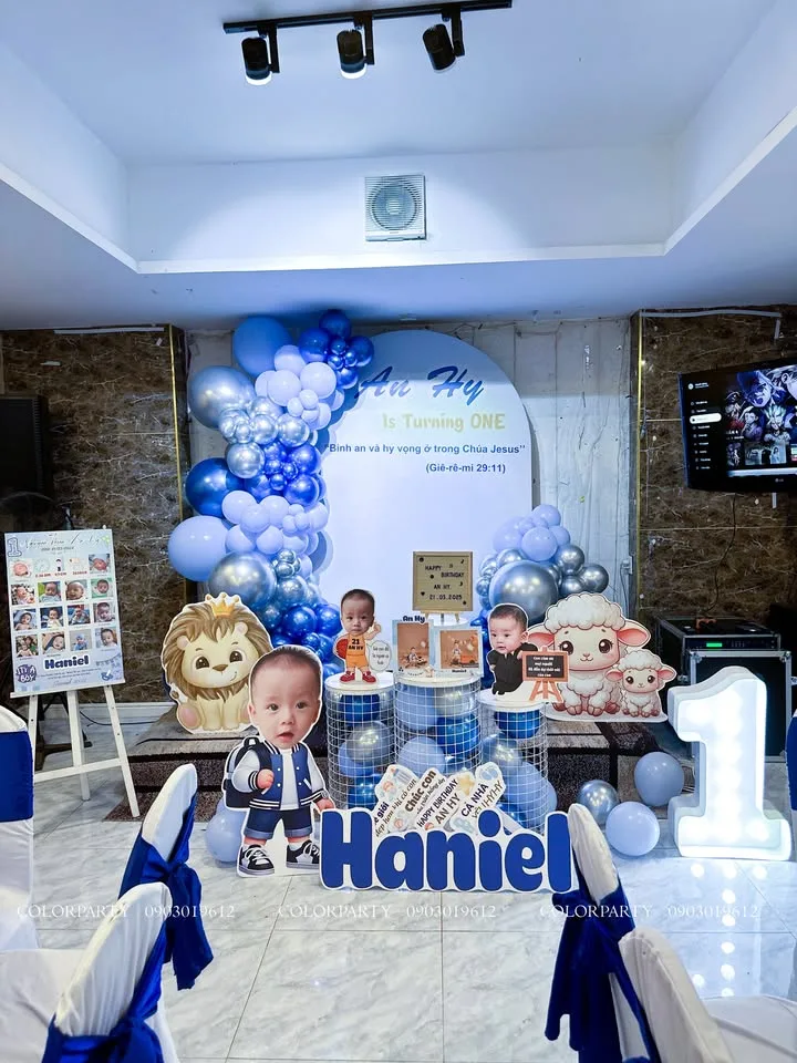 Nhấn để phóng to 🎉 Team ColorParty chào mừng sinh nhật bé An Hy! 🎈 – ảnh 3