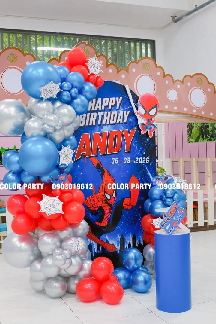 🎈 Chúc mừng Andy 4 tuổi cùng Spider-Man lên dây cót! – ảnh 2