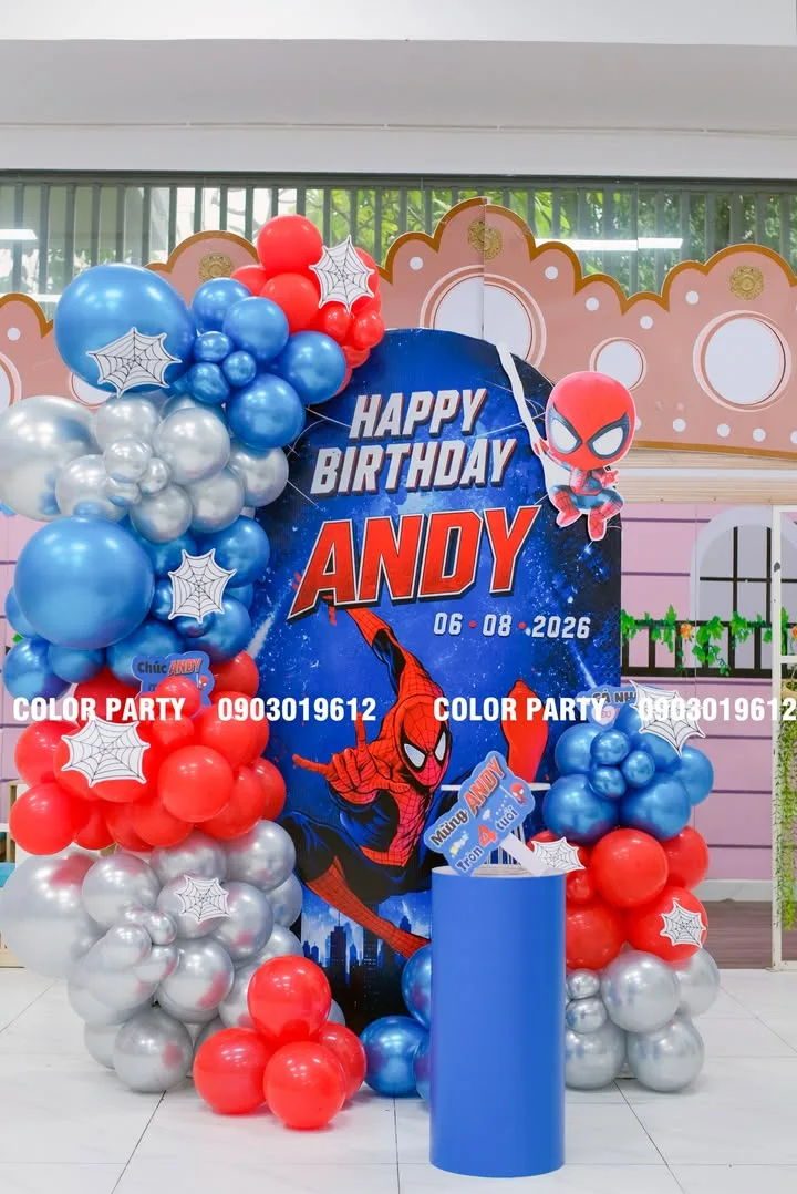 🎈 Chúc mừng Andy 4 tuổi cùng Spider-Man lên dây cót! – ảnh 3