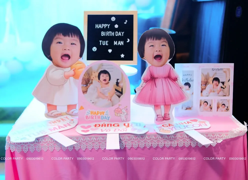 Nhấn để phóng to 🌸 Chúc mừng thôi nôi bé Tuệ Mẫn dễ thương hết phần thiên hạ! 🌸 – ảnh 1