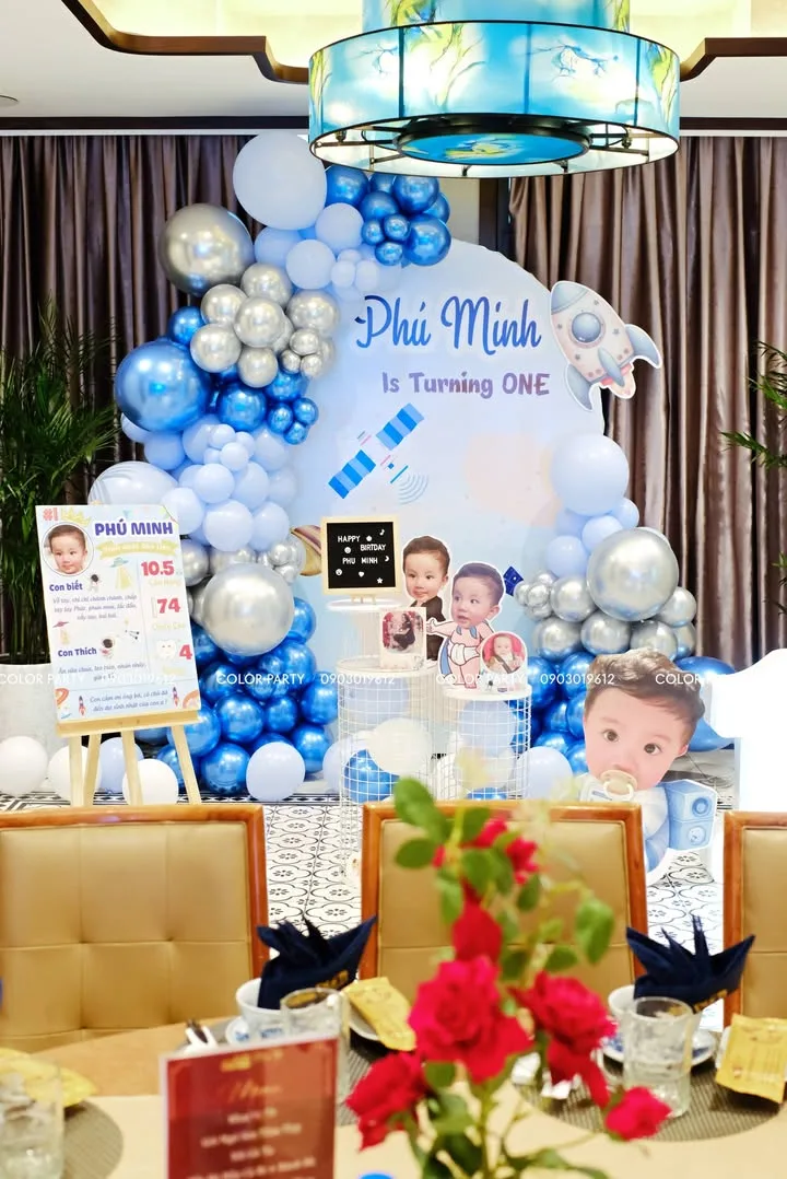 Nhấn để phóng to 🎉 Chúc mừng sinh nhật 1 tuổi của “phi hành gia nhí” Phú Minh! 🚀 – ảnh 5
