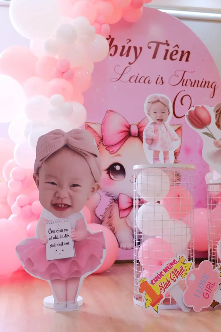 Nhấn để phóng to Chúc mừng sinh nhật 1 tuổi bé Lecia - nàng công chúa cười tít mắt! 🎂🎉 – ảnh 5