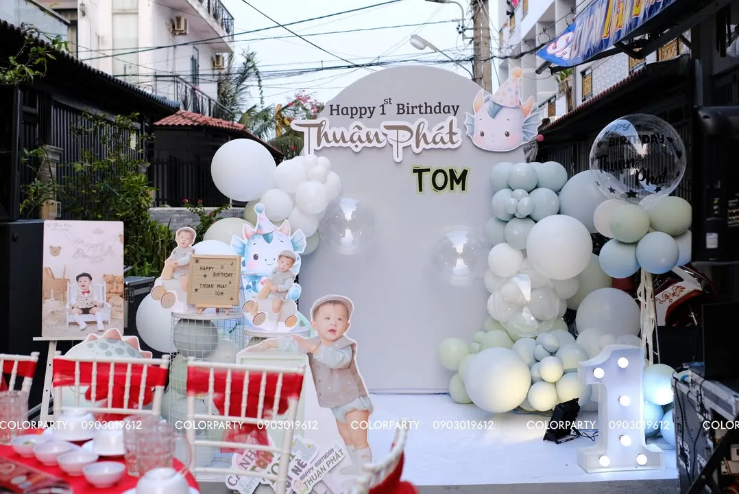 Nhấn để phóng to 🍼 TOM lên sóng - Một tuổi chưa biết gì nhưng được decor xịn xò! 🎈 – ảnh 1